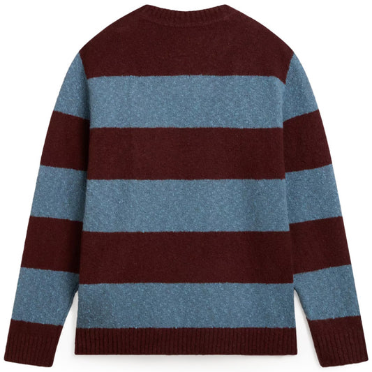 Vans Darby Stripe Crew Sweater Bitter Chocolate/Bstone