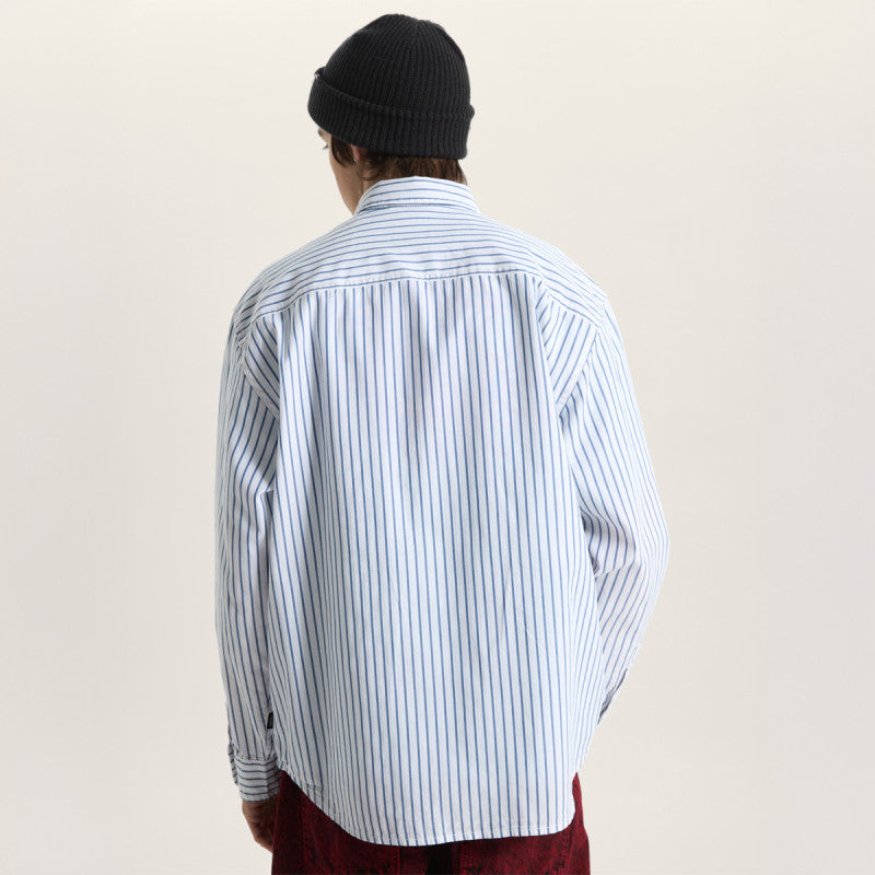 Vans Dobby Stripe Longsleeve Shirt White