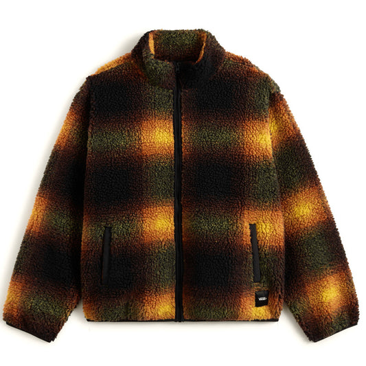 Vans Heights Sherpa Full Zip Jacket Black/Herritage Mustard