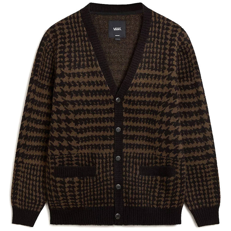 Vans Houndstooth Cardigan Black/Turkish Coffee