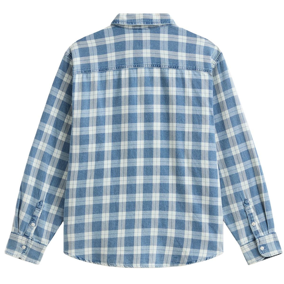 Vans Lawson Vintage Indigo Longsleeve Shirt Bleach Indigo