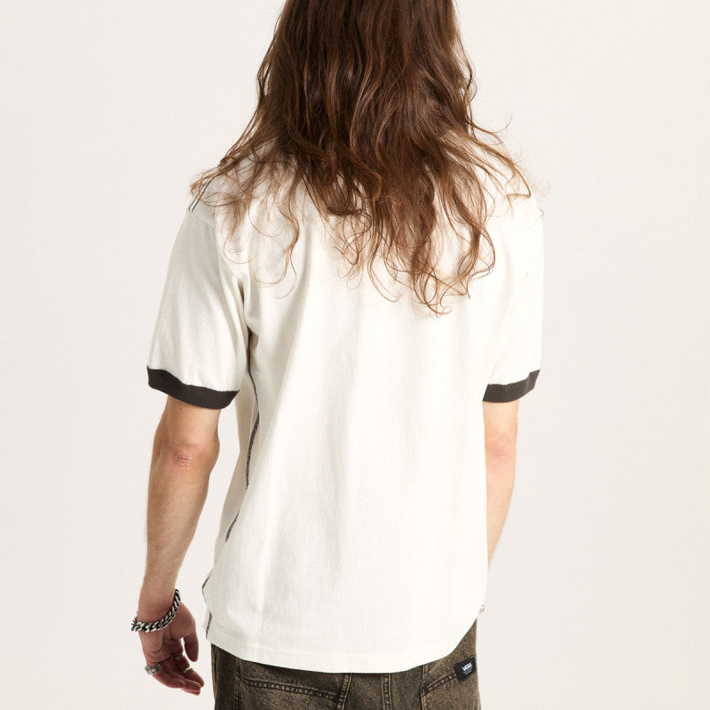 Vans MTE Skate Mike G Snake Flame Ringer T-Shirt Marshmallow