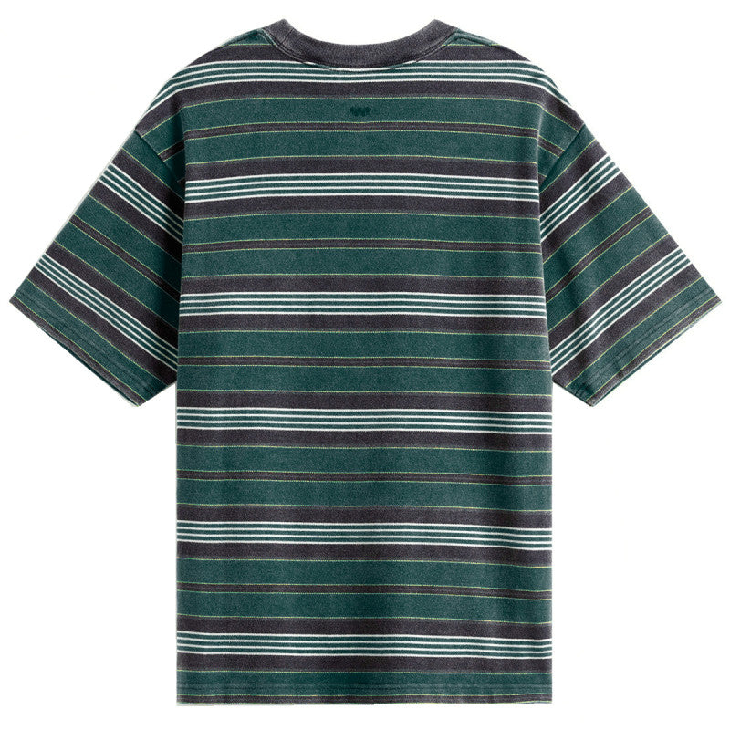 Vans Pique Stripe Knit T-Shirt Mystic Moss