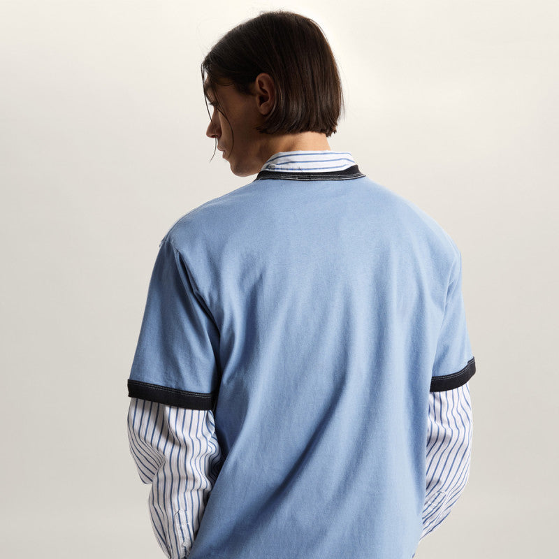 Vans Pixel Globe T-Shirt Glacial Slate