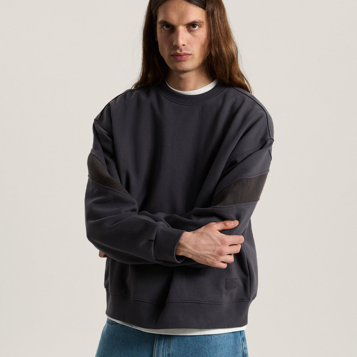 Vans Retro Sport Sweater Charcoal Grey