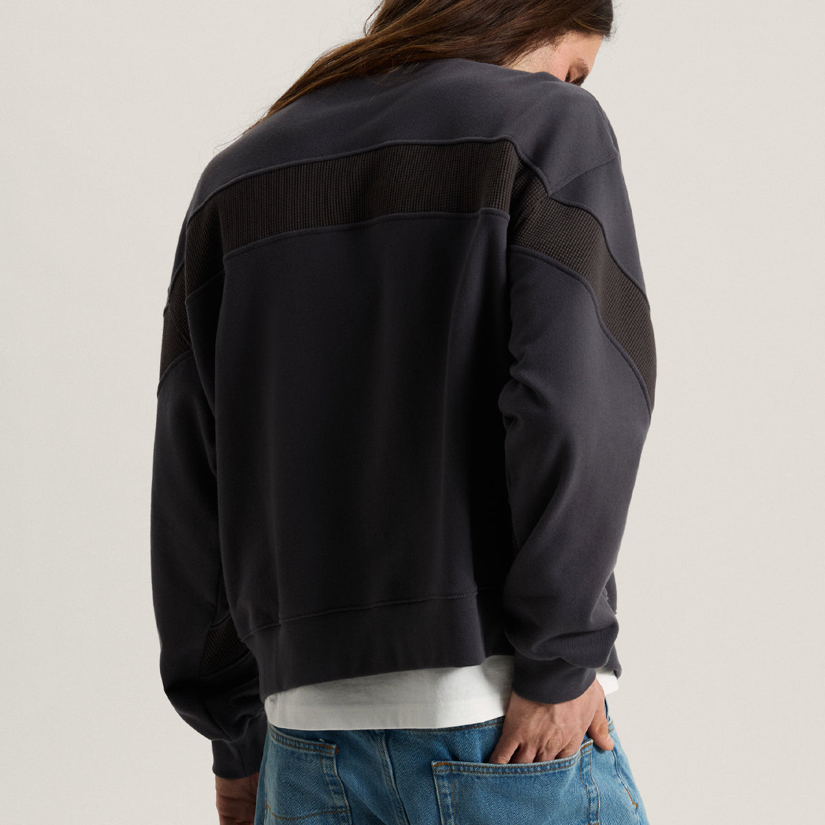 Vans Retro Sport Sweater Charcoal Grey