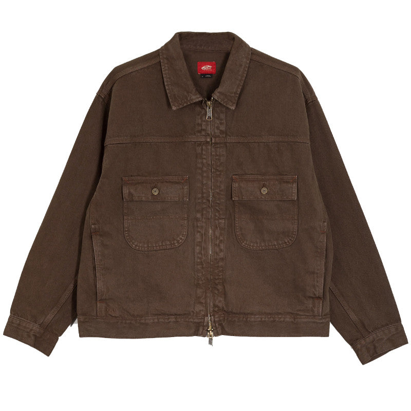 Vans Skate Garage Denim Jacket Coal Brown