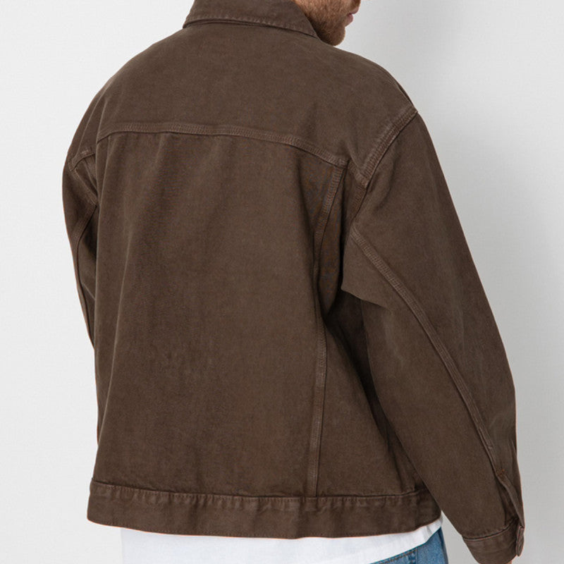 Vans Skate Garage Denim Jacket Coal Brown