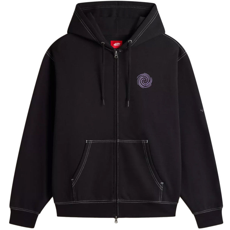 Vans Skate Swirl Zip Hooded Sweater Black