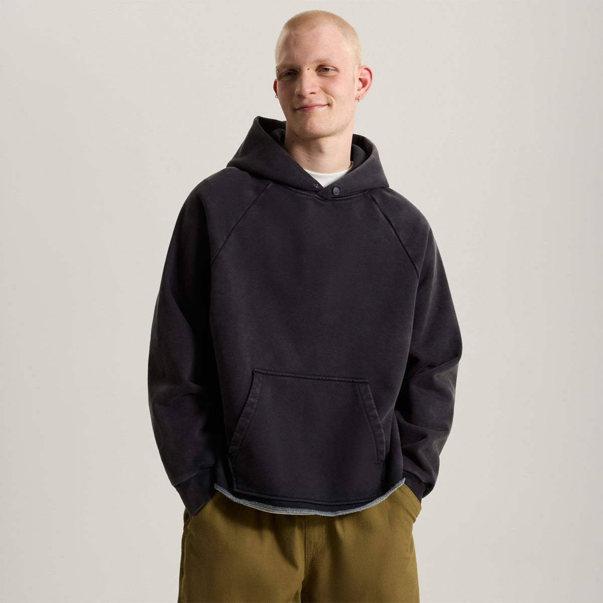 Vans Tilt Rolled Hem Hooded Sweater Parisian Night