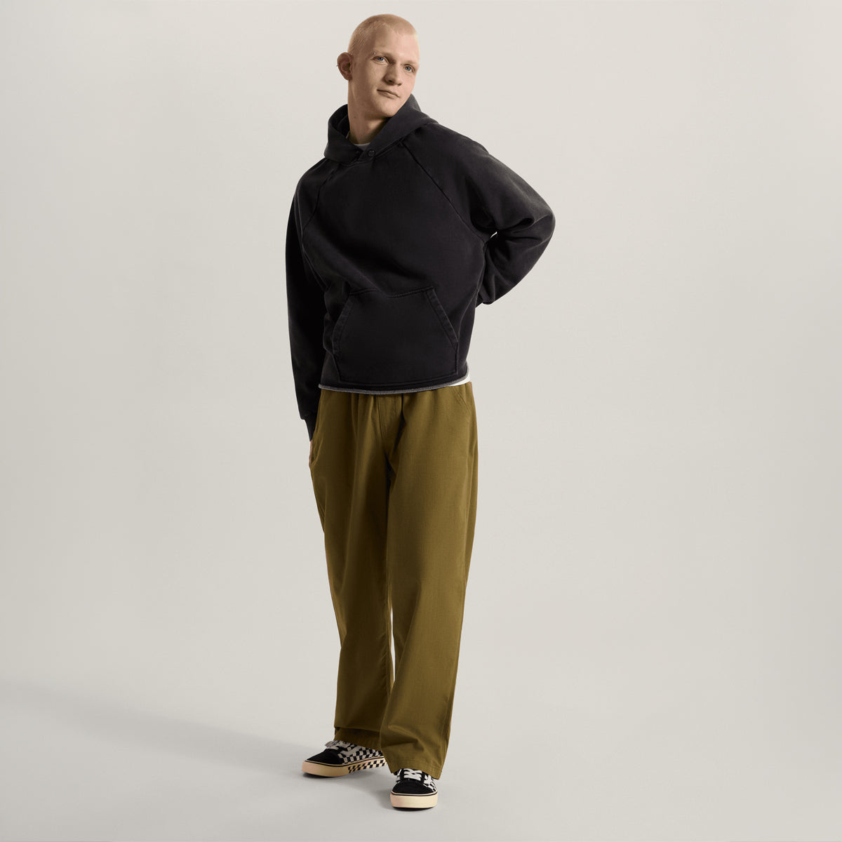 Vans Tilt Rolled Hem Hooded Sweater Parisian Night
