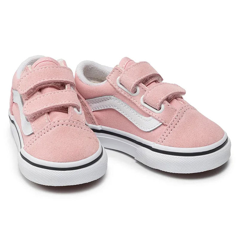 Vans Toddler Old Skool V Powder Pink/True White