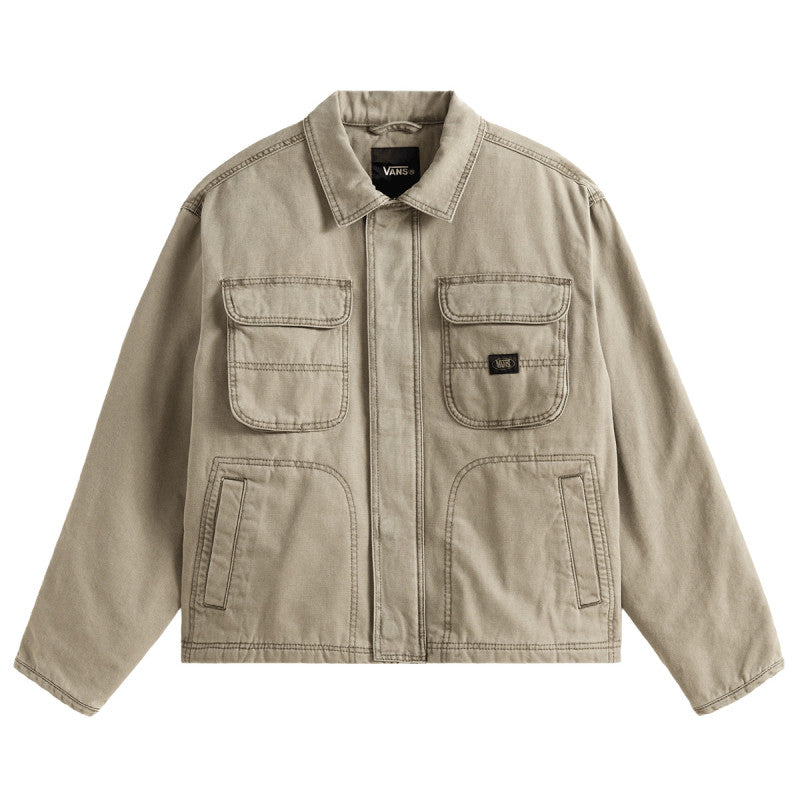 Vans Umber Pigment Canvas Jacket Aluminum