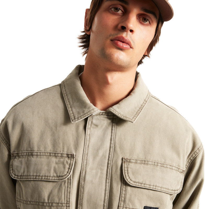 Vans Umber Pigment Canvas Jacket Aluminum