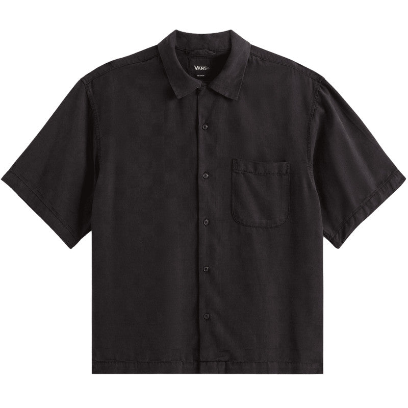 Vans Van Doren Tencel Check Camp Shirt Black