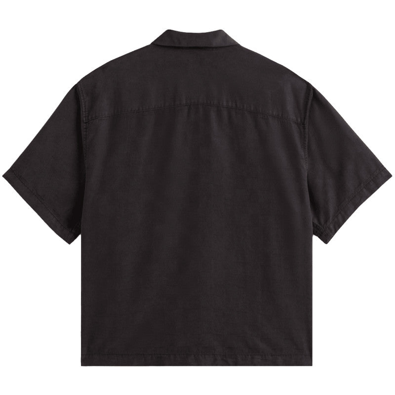 Vans Van Doren Tencel Check Camp Shirt Black