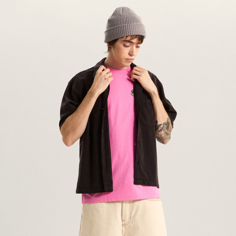 Vans Van Doren Tencel Check Camp Shirt Black