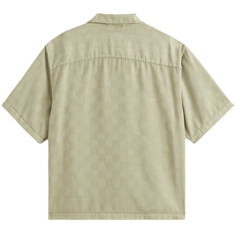 Vans Van Doren Tencel Check Camp Shirt Soft Sage