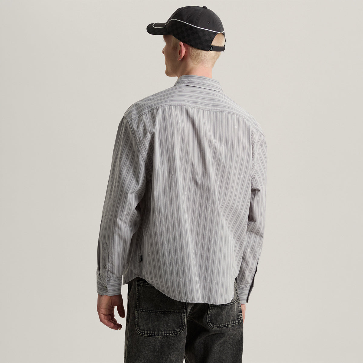 Vans X Rowan Stripe Longsleeve Shirt Light Grey