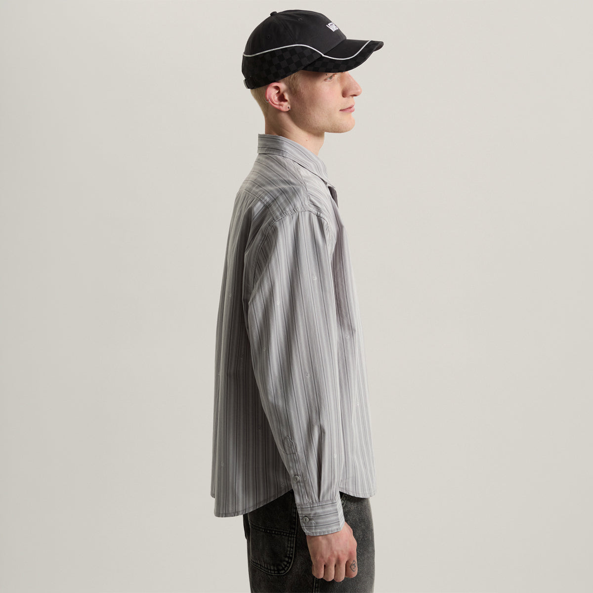 Vans X Rowan Stripe Longsleeve Shirt Light Grey