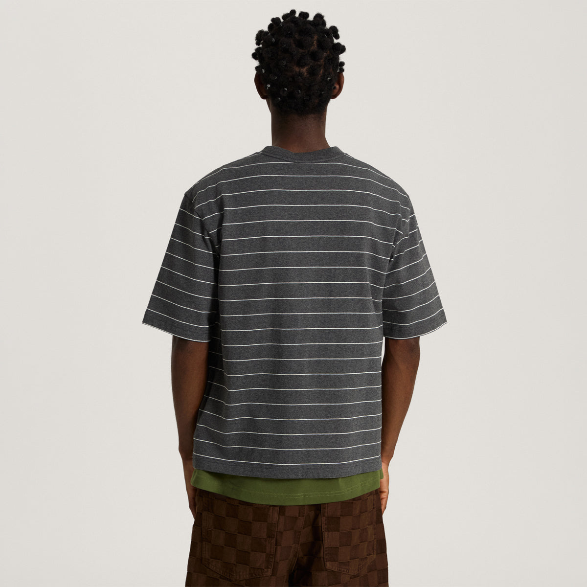 Vans X Rowan Z Stripe T-Shirt Charcoal