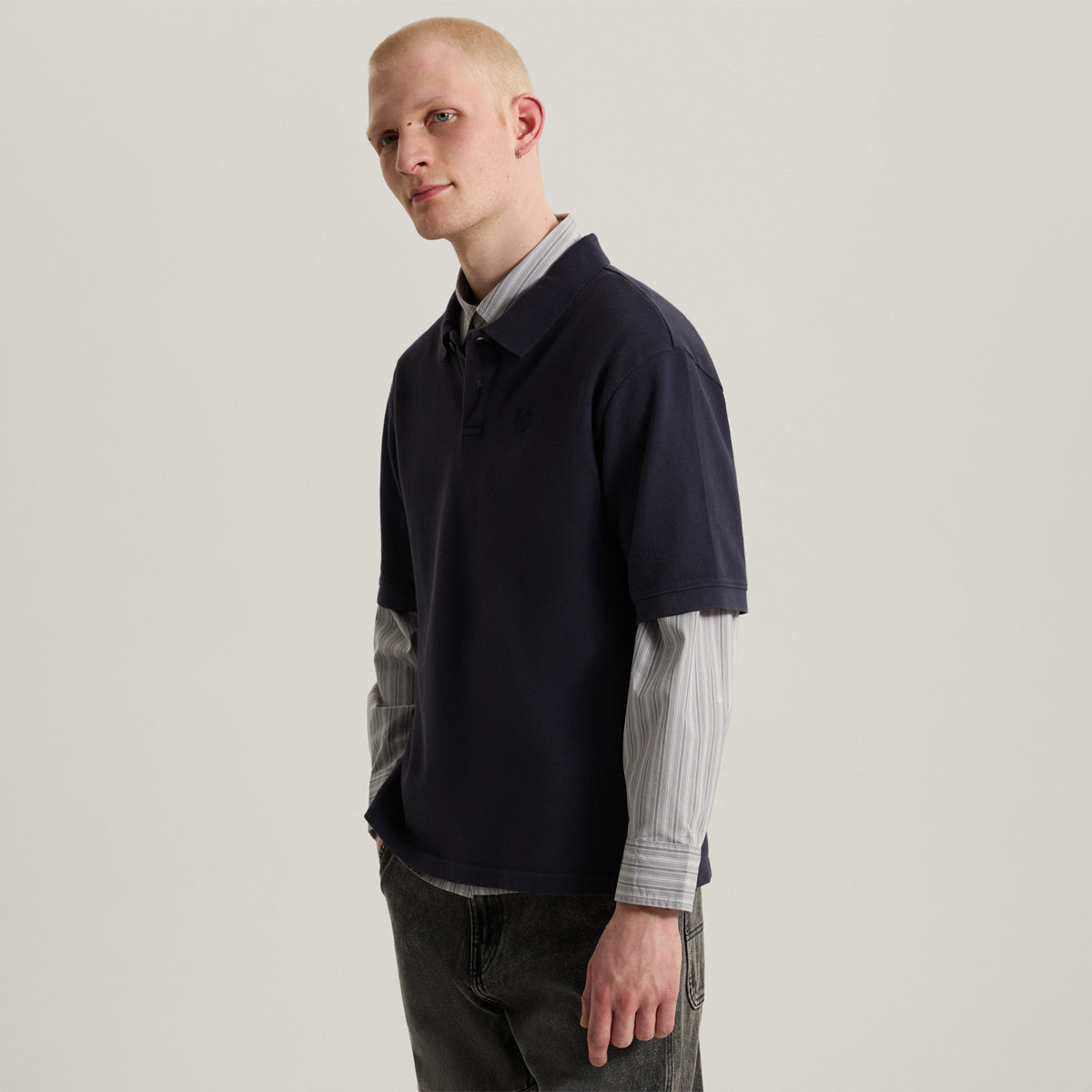 Vans X Rowan Z Washed Polo T-Shirt Parisian Night
