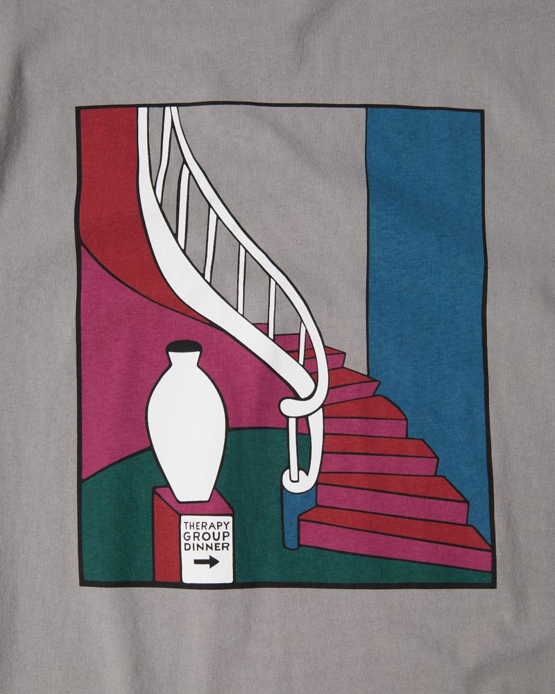 By Parra Group Dinner T-Shirt Grey