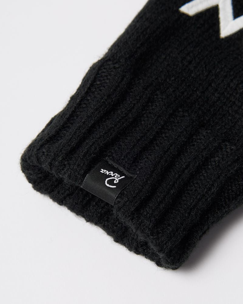 By Parra Maybe Knitted Gloves Black