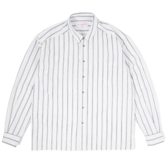Yardsale Nightline Stripe Shirt Blue