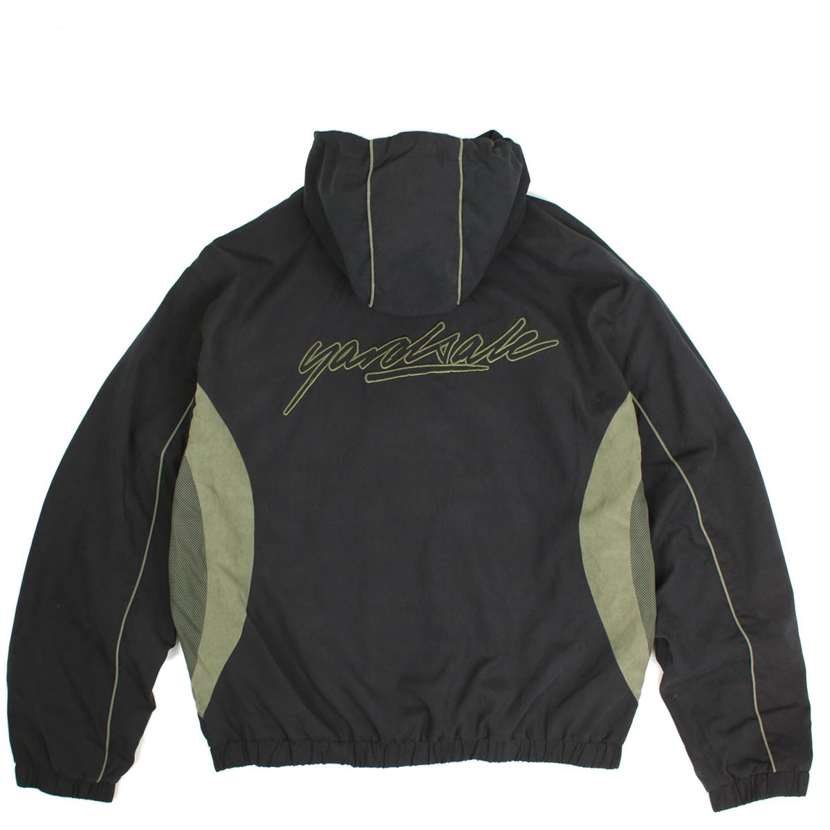 Yardsale Script Mesh Tracksuit Jacket Green/Grey