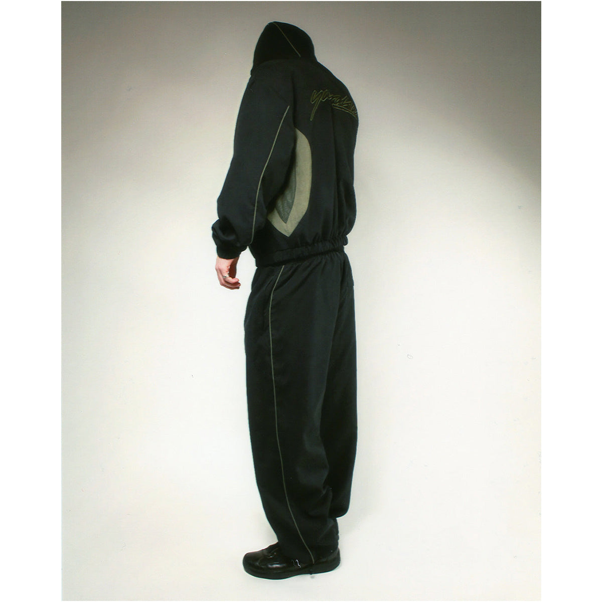 Yardsale Script Mesh Tracksuit Jacket Green/Grey