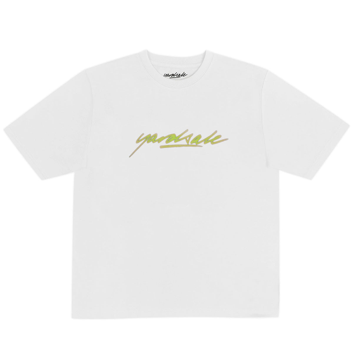 Yardsale Script T-Shirt White