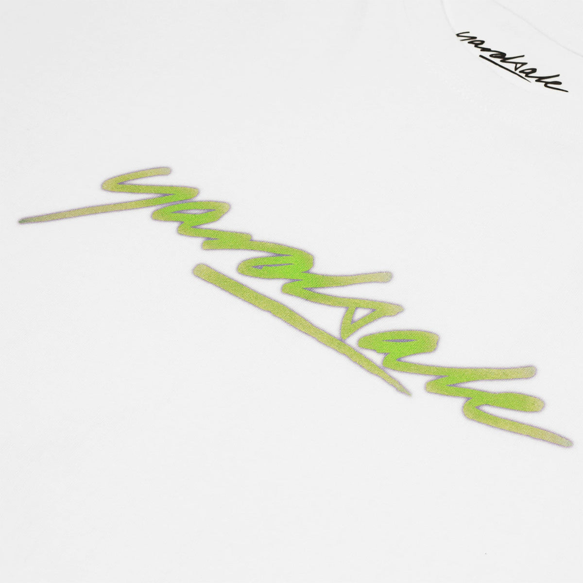 Yardsale Script T-Shirt White