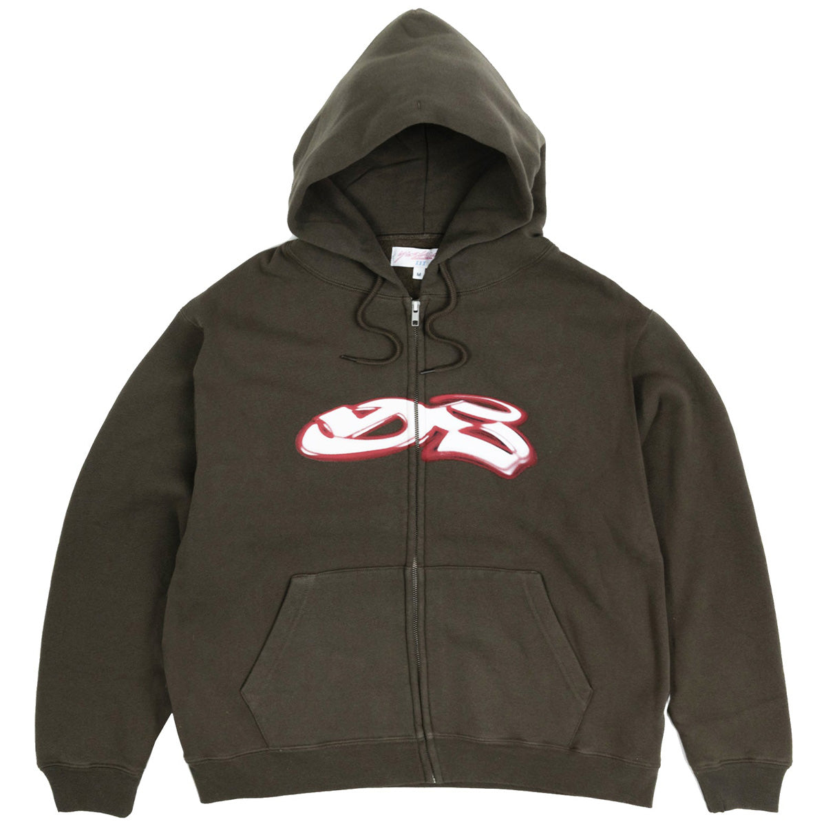 Yardsale Spray Hooded Sweater Brown