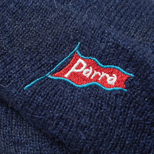By Parra Flapping Flag Beanie Navy Blue
