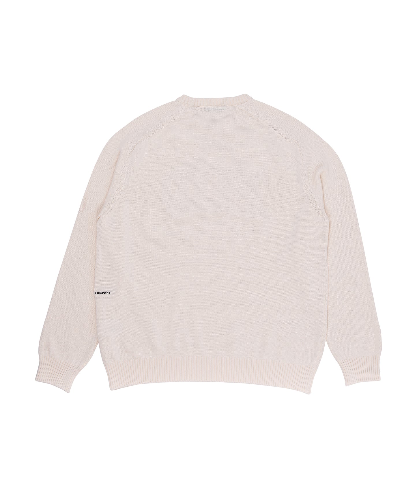 POP Arch Knitted Crewneck Sweater Offwhite