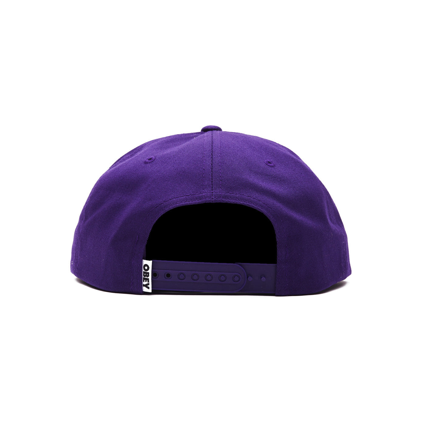 Obey Bold Snapback Cap Purple