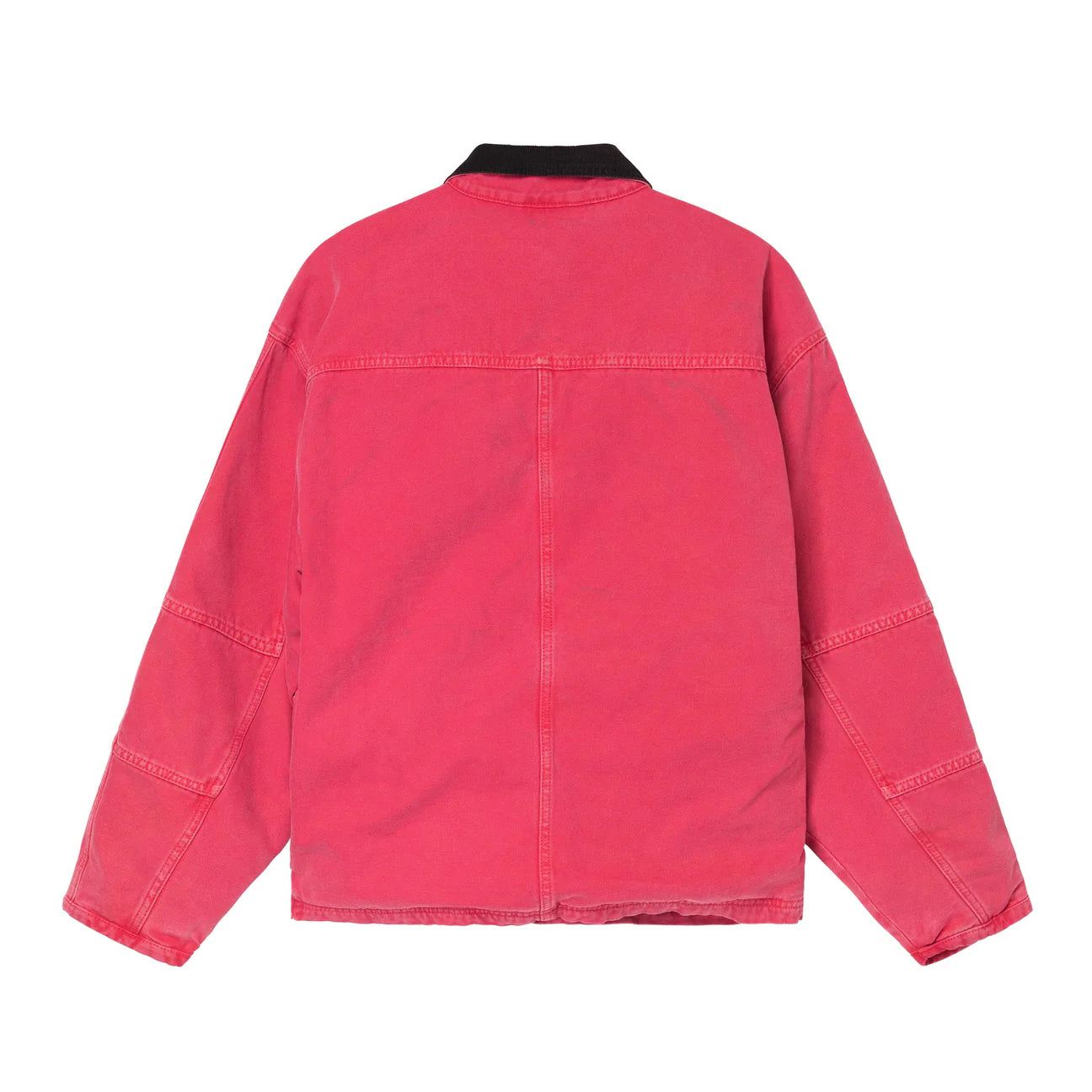 Stüssy Washed Canvas Shop Jacket Hot Pink