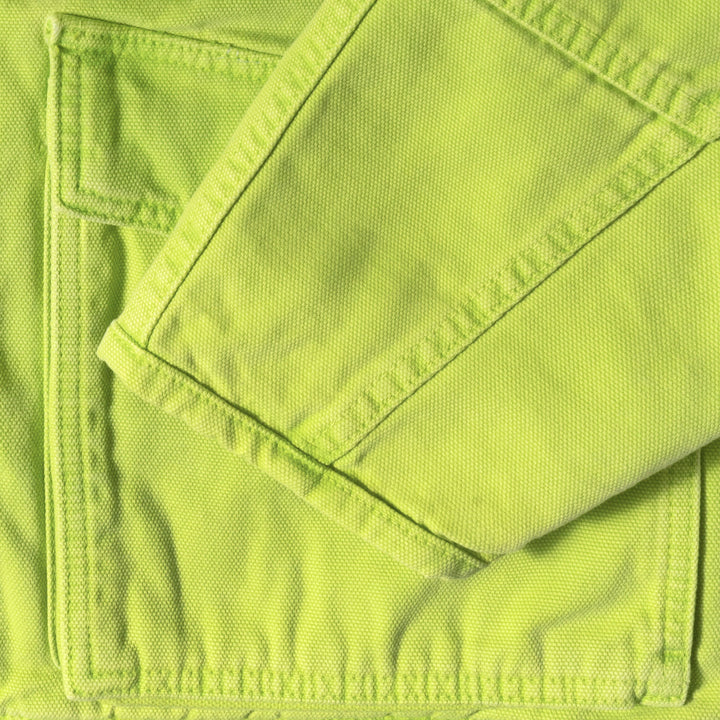 Stüssy Washed Canvas Shop Jacket Lime