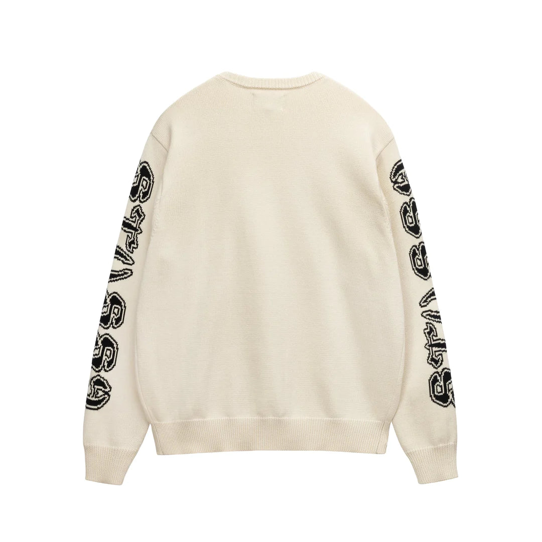 Stüssy Sleeve Logo Sweater Natural