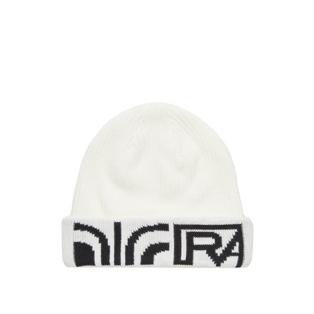 By Parra Tape Logo Beanie  Off White