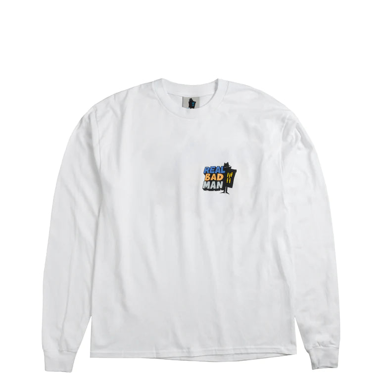 Real Bad Man RBM Logo T-Shirt Vol. 9 Longsleeve T-Shirt White