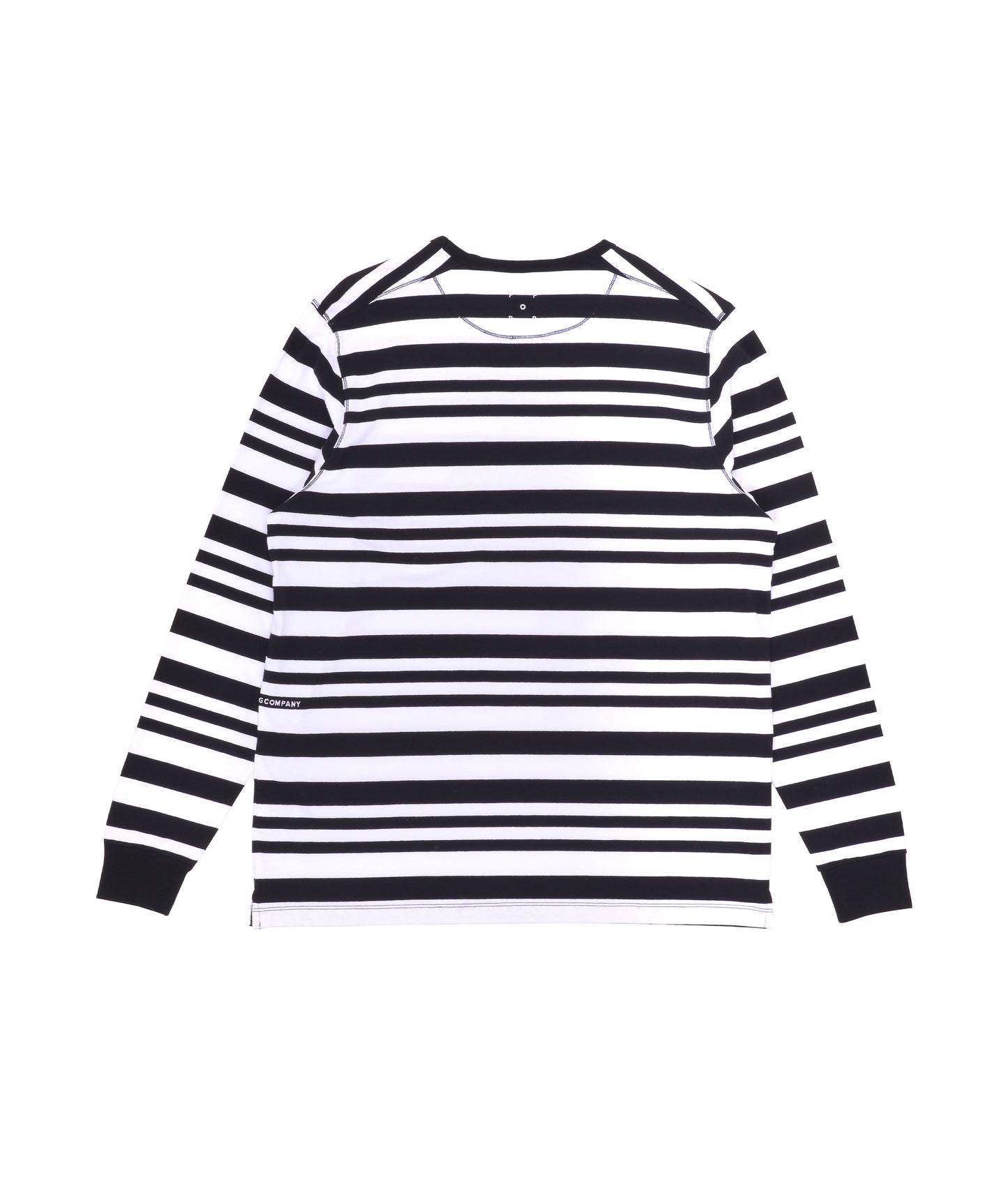 POP Big P Striped Longsleeve T-Shirt Black/White