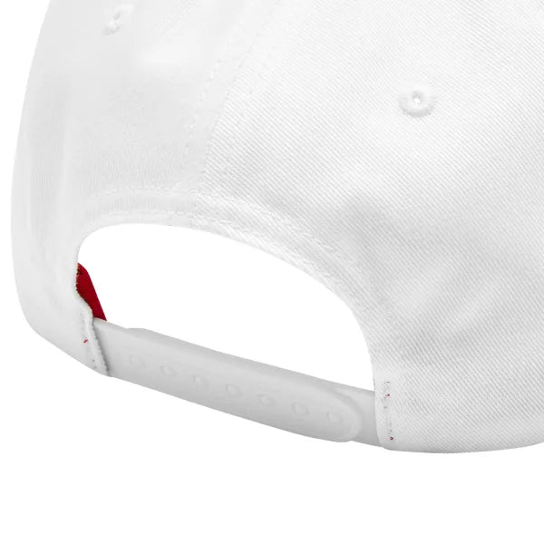 By Parra Oval Logo 6Panel Hat  White