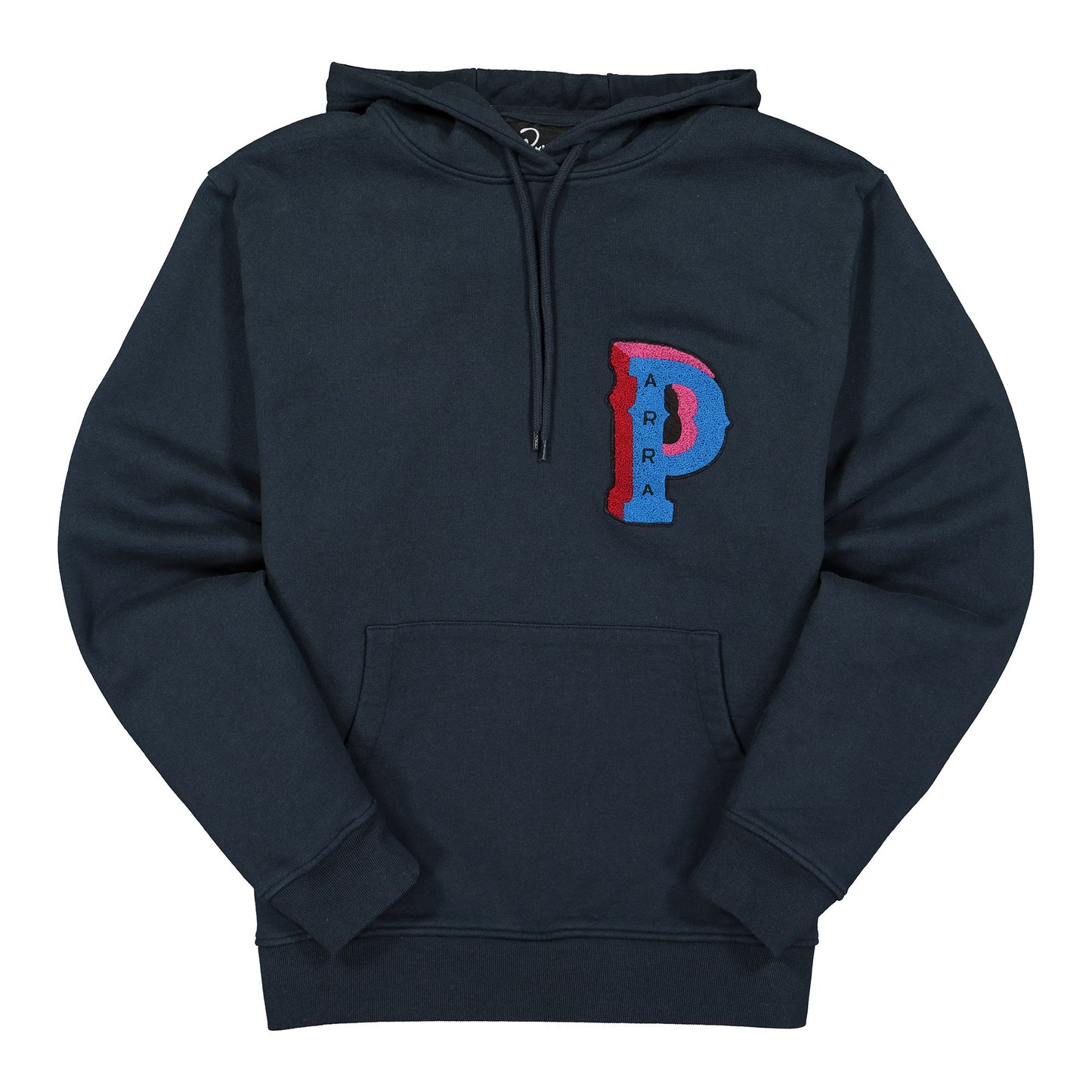 By Parra Dropped Out Hoodie Navy Blue