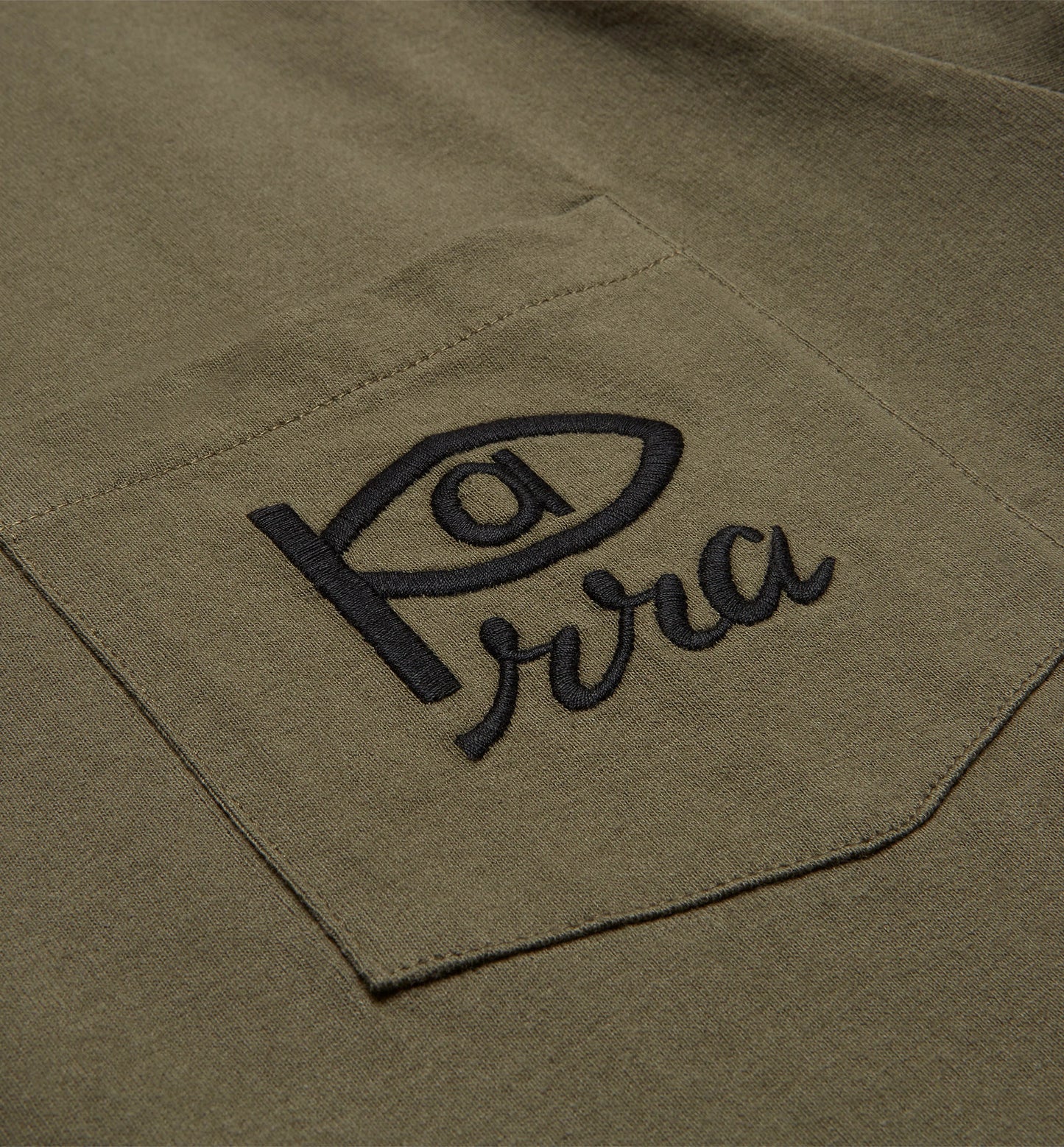 By Parra Weird Eye Logo T-Shirt Olive