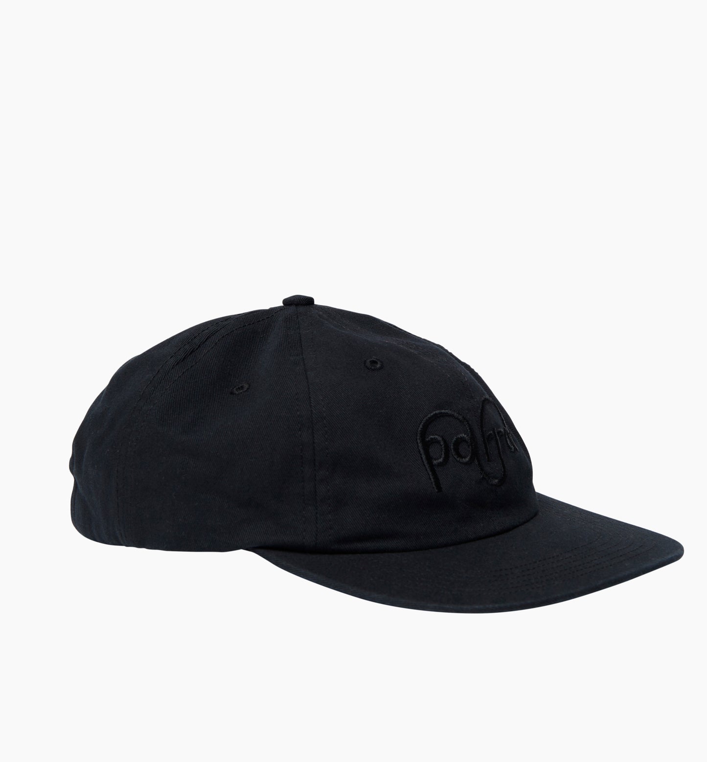 By Parra Weird Logo 6 Panel Hat Black