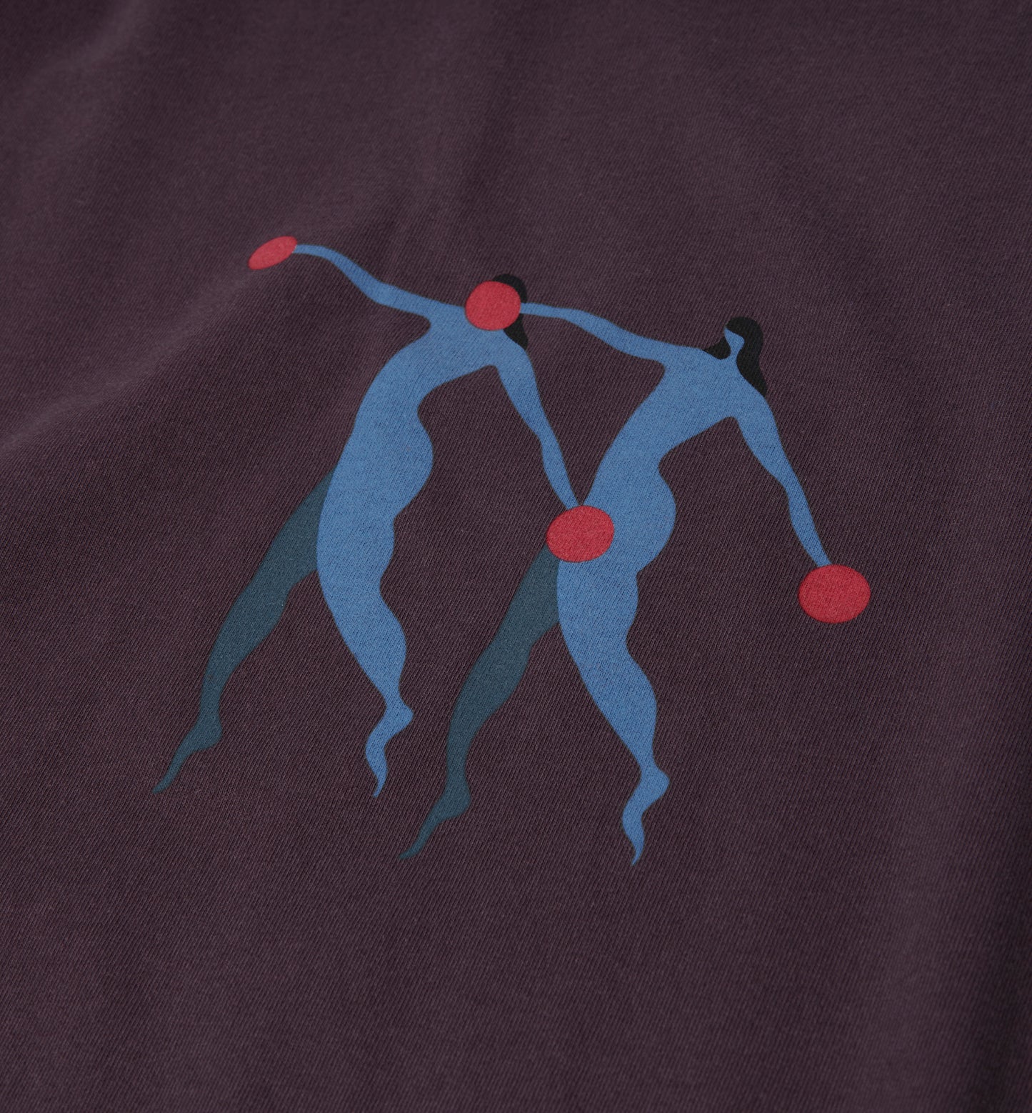 By Parra Step Sequence T-Shirt Aubergine