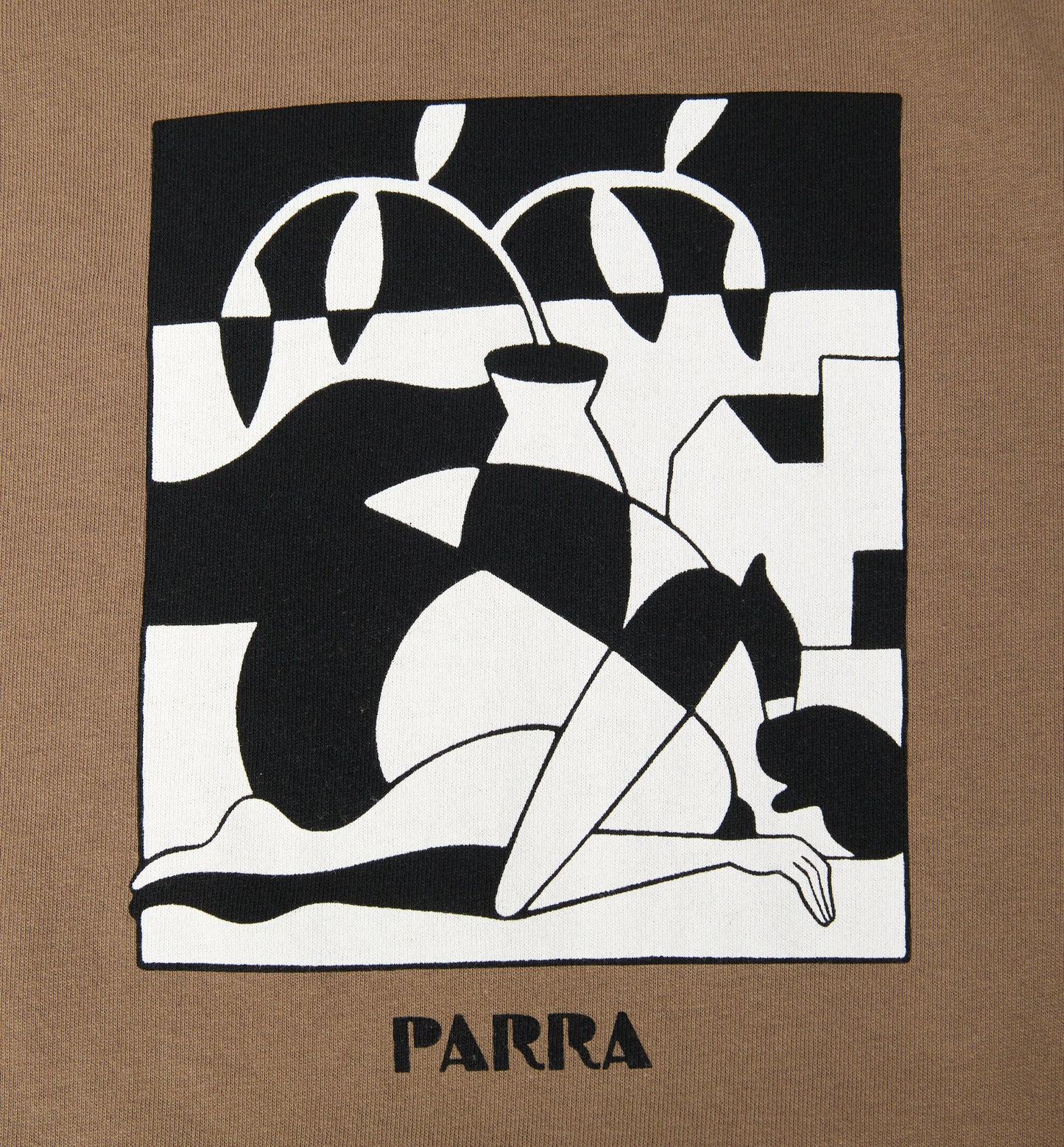 By Parra The Lost Seeds Longsleeve T-Shirt Camel
