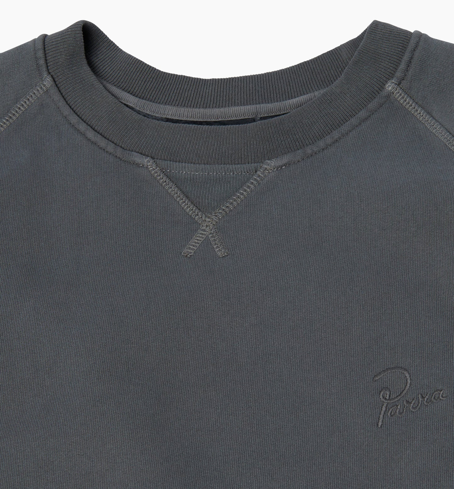 By Parra Logo Crewneck Sweater Charcoal